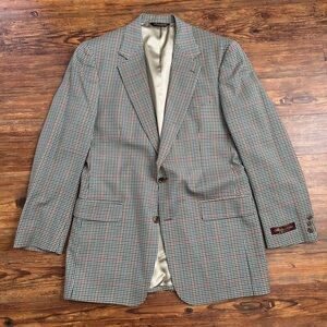 NWT Vintage Brooks Brothers 41L plaid Sport Coat